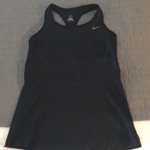 Nike Black Dri-Fit Tank Top w/ Built In Sports Bra
